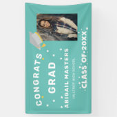 おめでとう星の写真パーティーバナー 横断幕 (縦)