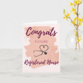おめでとう未来登録ナースカード カード (黄色い花)