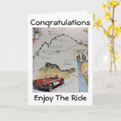 おめでとう楽しむ. カード (黄色い花)