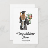 おめでとう水彩白肌ガール花 (正面/裏面)