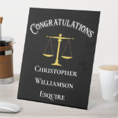 おめでとう法律学校弁護士 台座サイン (インサイチュ)