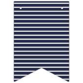 おめでとう海軍とホワイトバンテ名門私立校風のィング バンティングフラッグ (第3の旗)