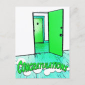 おめでとう漫画コンド ポストカード (正面)