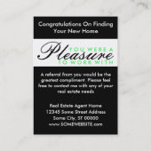 おめでとう漫画コンド 紹介カード (裏面)