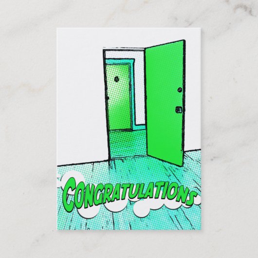 おめでとう漫画コンド 紹介カード (正面)