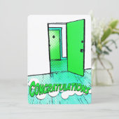 おめでとう漫画扉 招待状 (スタンド正面)