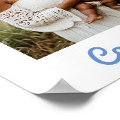 おめでとう男の赤ちゃんポスター ポスター (角)