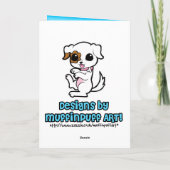 おめでとう男の赤ちゃんレインボーカード カード (裏面)