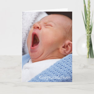 おめでとう男の赤ちゃん/sonカード カード