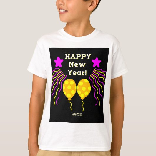 おめでとう男子白Tシャツ Tシャツ (正面)