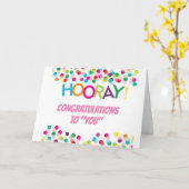 ***おめでとう祝***「あなた」! カード (黄色い花)