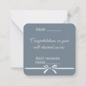 おめでとう科 ノートカード (裏面)