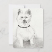 おめでとう空白のカード サンキューカード (正面)