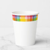 おめでとう米ヴァージン諸島マドラスフラッグ&アイランズ 紙コップ (裏面)