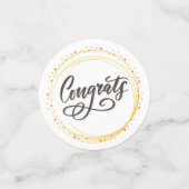 おめでとう紙吹雪 コンフェッティ (スモール正面)