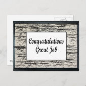 おめでとう素晴らし仕事 ポストカード (正面/裏面)