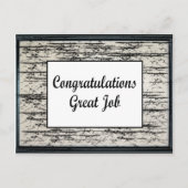 おめでとう素晴らし仕事 ポストカード (正面)