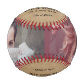 おめでとう素朴卒業キャップ2写真 野球ボール (正面)