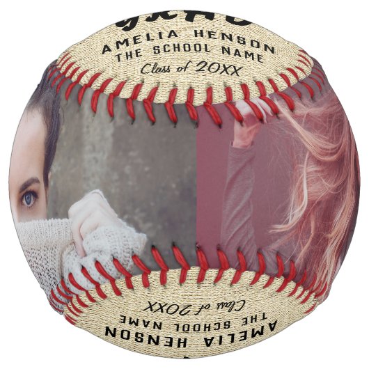 おめでとう素朴卒業2写真 ソフトボール (正面)