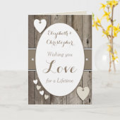 おめでとう素朴結婚式の日白 カード (黄色い花)