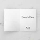 おめでとう結婚かわいい猫 シーズンカード (内部)