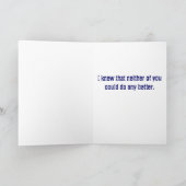 おめでとう結婚だ！ カード (内部)