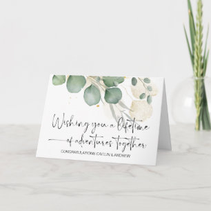 おめでとう結婚のたった今結婚しました新郎新婦 カード