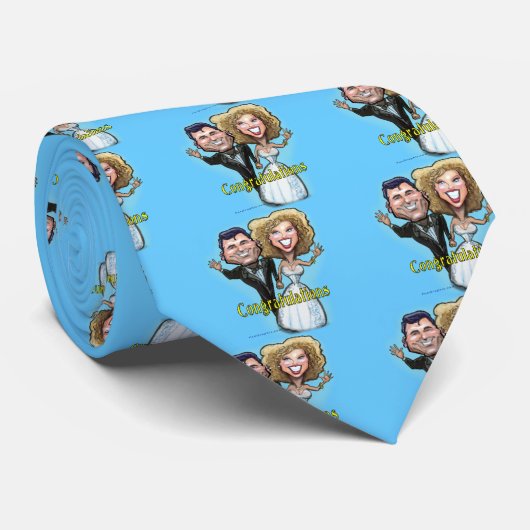 おめでとう結婚の人形 ネクタイ (ロール)