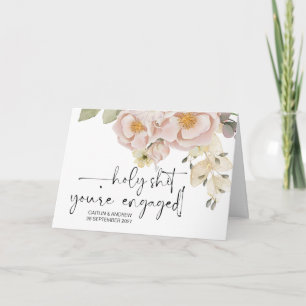 おめでとう結婚の婚約新郎新婦 カード