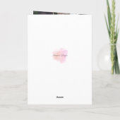 おめでとう結婚の折りたたみグリーティングカード カード (裏面)