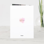 おめでとう結婚の折りたたみグリーティングカード カード (裏面)