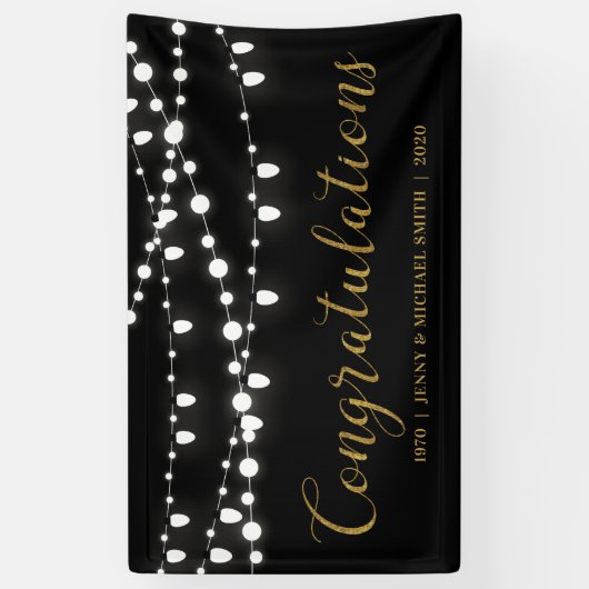 おめでとう結婚の記念日パーティーバナー 横断幕 (縦)