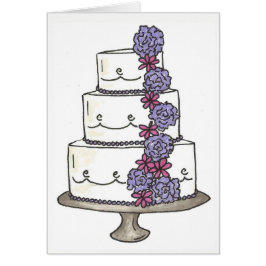 おめでとう結婚の記念日フローラケーキ