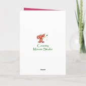 おめでとう結婚フローラハートバードドイツ カード (裏面)