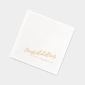 おめでとう結婚リトルハートカップルイベント 箔ナプキン (左)