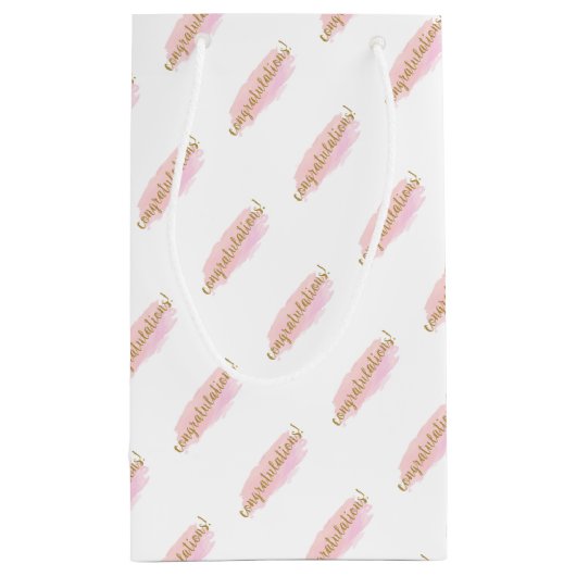 おめでとう結婚婚約抱き枕 スモールペーパーバッグ (裏面)