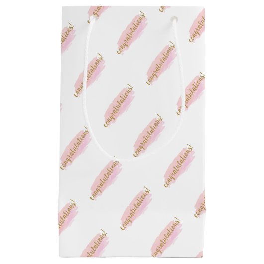 おめでとう結婚婚約抱き枕 スモールペーパーバッグ (正面)