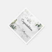 おめでとう結婚紙ナプキン スタンダードカクテルナプキン (角)