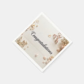 おめでとう結婚紙ナプキン スタンダードカクテルナプキン (角)