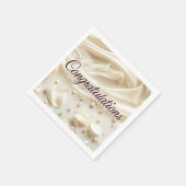 おめでとう結婚紙ナプキン スタンダードカクテルナプキン (角)
