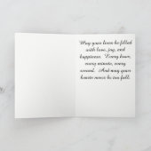 おめでとう結婚。 カード (内部)