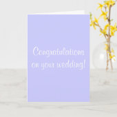 おめでとう結婚! カード (黄色い花)