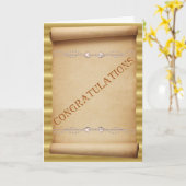 おめでとう結婚。巻結婚物 カード (黄色い花)