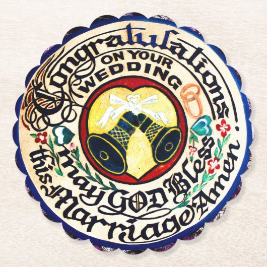おめでとう結婚...(2) ペーパーコースター (正面)