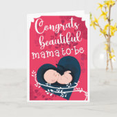 おめでとう美女To-Beカード カード (黄色い花)