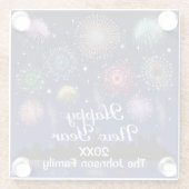 おめでとう花火 ガラスコースター (裏面)