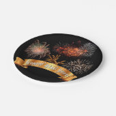 おめでとう花火 ペーパープレート (アングル)