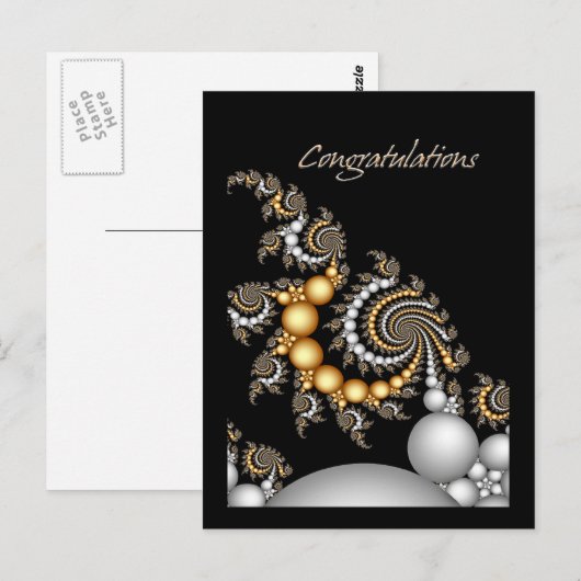 おめでとう葉書 ポストカード (正面/裏面)