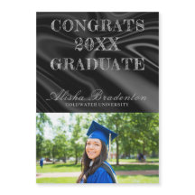 おめでとう薄型磁気卒業カード