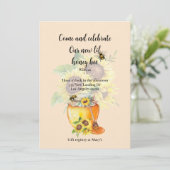 おめでとう蜂蜜ベビー発表 案内状 (スタンド正面)